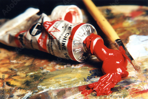 tube peinture
