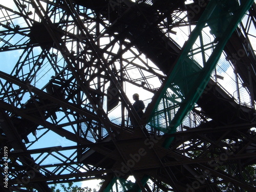 Ouvrier sur la tour effel Ouvrier sur la tour effel