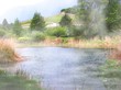 Brume sur le Lac Montorge Brume sur le Lac Montorge