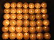 bougies quadrillées