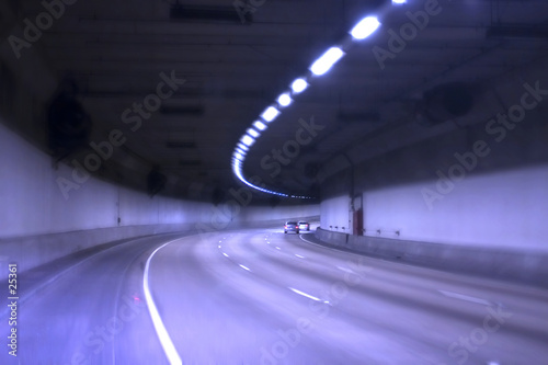 blue tunnel