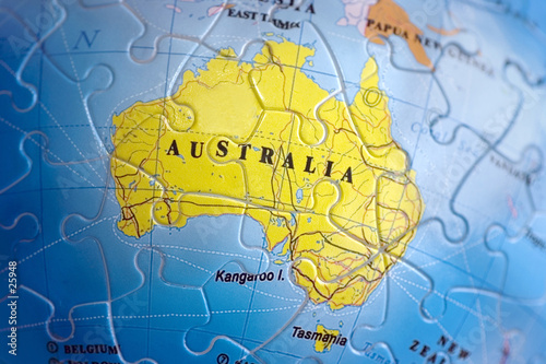 world 3d puzzle: australia