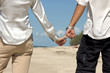 holding hands