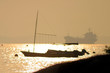 sunset sailboats