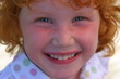 happy smiling redhead
