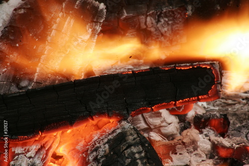 flamme floue