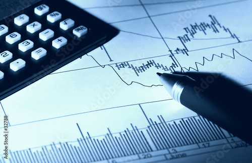 Foto: stock chart stock chart