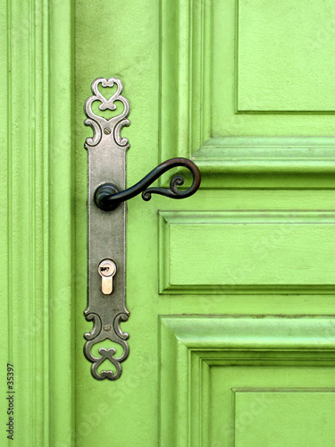poignée de porte métal