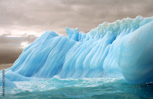 stripped iceberg
