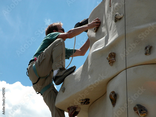 Photo: rock climbing wall - montana rock climbing wall - montana