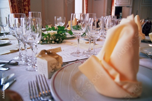 table des mariés