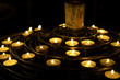 candles lit