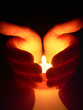 hands and a candle