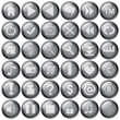 grey buttons grey buttons