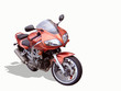isolated motorbike