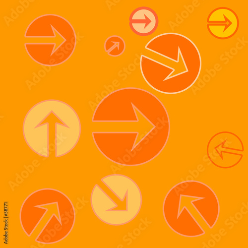 retro orange background