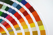 color fan guide closeup