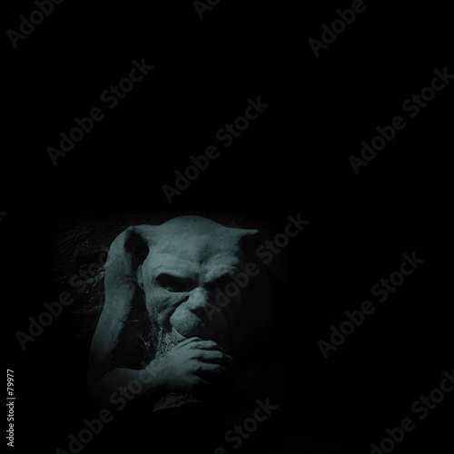 gargoyle in moonlight gargoyle in moonlight
