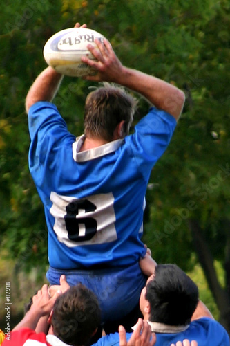 rugby  saut en touche