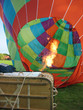 Photo: inflating the canopy inflating the canopy