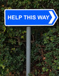 help this way sign