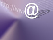 abstract background @ & internet