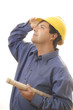 copnstruction worker builder looking up