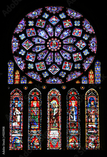 rosace et vitraux