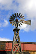 old wooden windmill