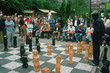 jugando ajedrez