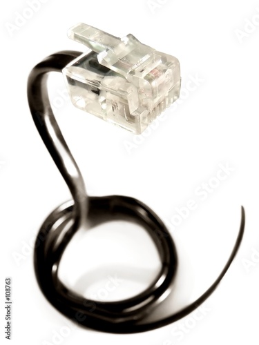 Photo: cable with rj-45 connector cable with rj-45 connector