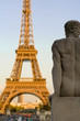 staring at the eiffel tower