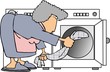 washing clothes