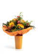 orange flowers in vase