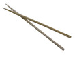 a pair of bamboo chopstick