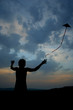 girl with kite