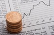 coins over charts