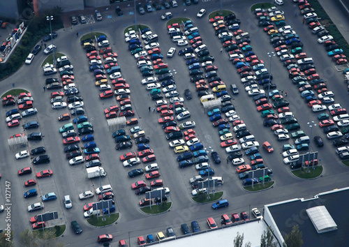 full parking (lot of cars)