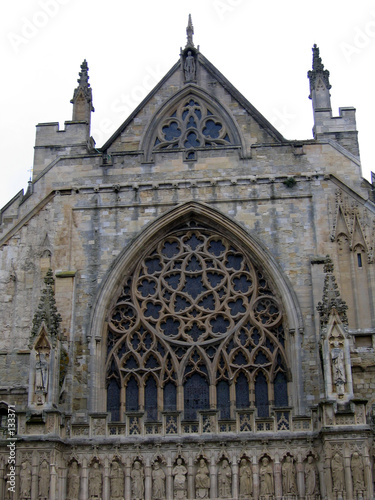 Foto: front of exeter cathedral front of exeter cathedral