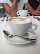 a cup of cappuccino