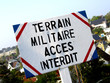 terrain militaire accès interdit terrain militaire accès interdit