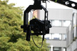 tv camera on lift