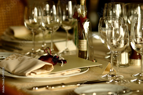 table preparée