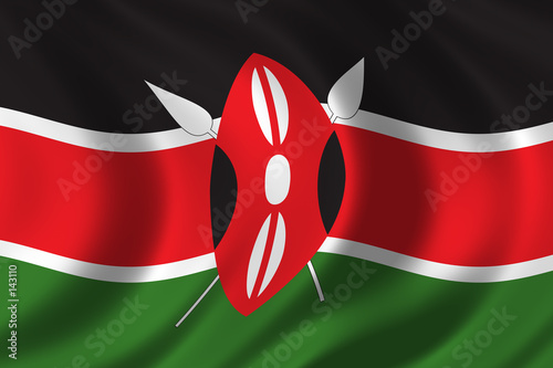 flag of kenya flag of kenya