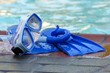 stock photo of pool toys