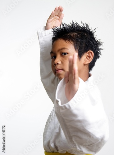 Photo: stock photo of kid in fighting stance stock photo of kid in fighting stance