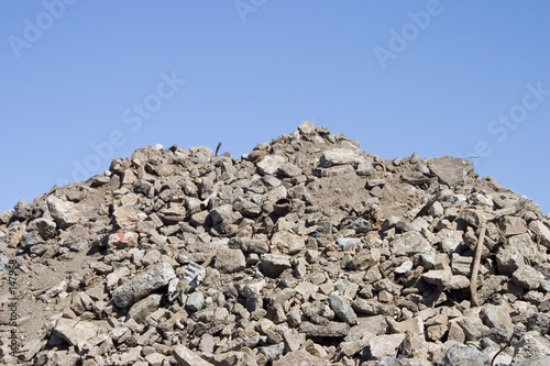dirt and rubble dirt and rubble