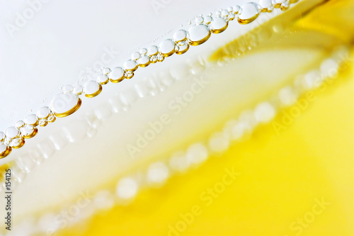 close-up glass of white wine