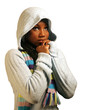 prayer w/ clipping path