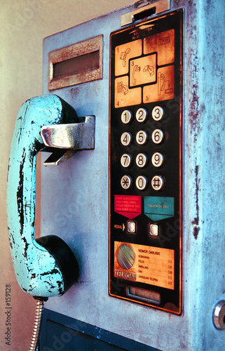 cabine téléphonique antique